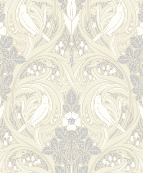 Etten Studios ET12205 Bird Scroll Wallpaper