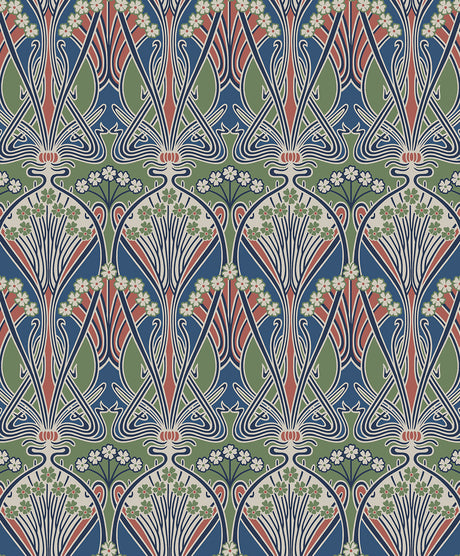 Etten Studios ET12412 Dragonfly Damask Wallpaper