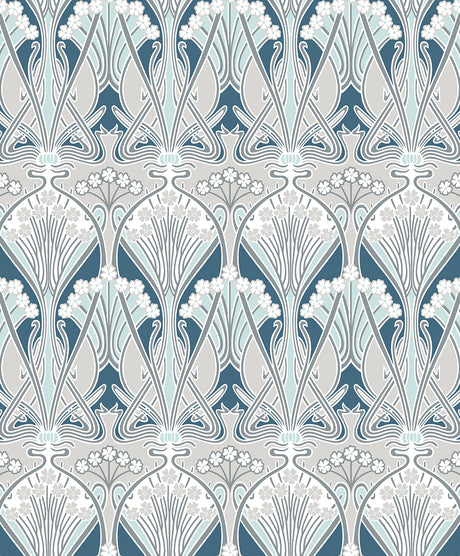 Etten Studios ET12414 Dragonfly Damask Wallpaper