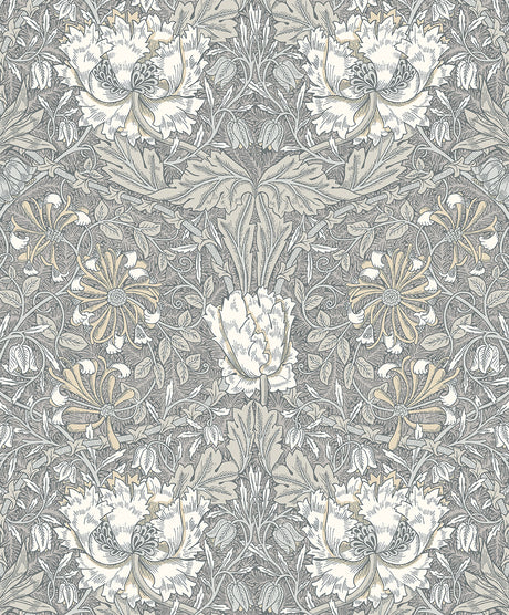 Etten Studios ET12607 Ogee Flora Wallpaper