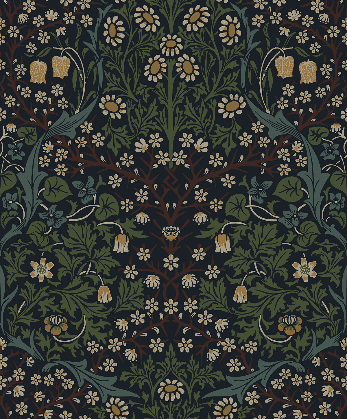 Etten Studios ET13222 Victorian Floral Wallpaper