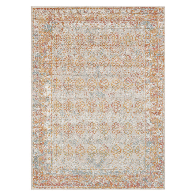 Amer Rugs ETE-16 Eternal Farmhouse Bordered /Rust Area Rug