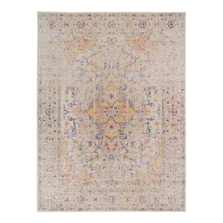 Amer Rugs ETE-2 Eternal Farmhouse Oriental /Yellow Area Rug