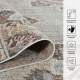 Amer Rugs ETE-20 Eternal Farmhouse Medallion /Sand Area Rug