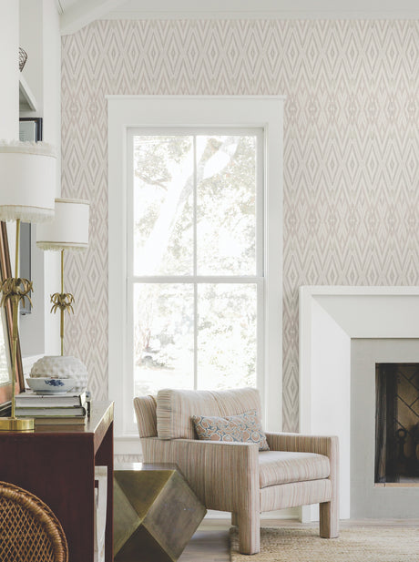 York EV3911 Diamond Marquise Lavender Wallpaper