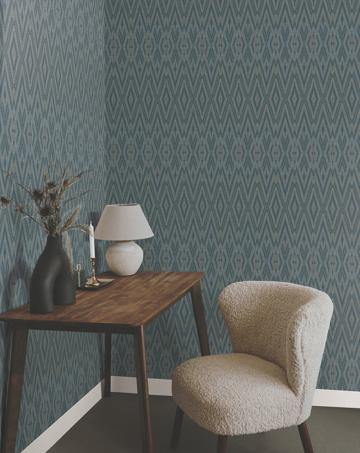 York EV3915 Diamond Marquise Tropicana Wallpaper