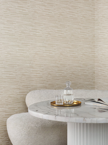 York EV3930 Line Horizon Pearl Wallpaper