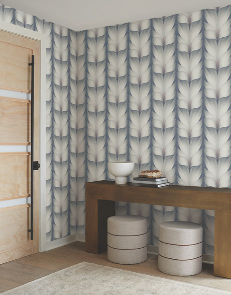 York EV3951 Lotus Light Stripe Steel Wallpaper