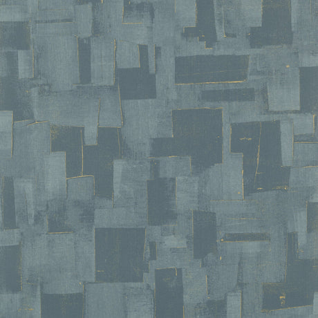 THREADS EW15018.615.0 CUBIST TEAL Wallpaper - Eade's Wallpaper