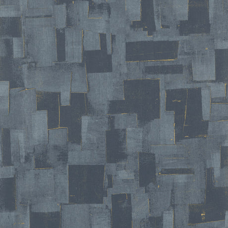 THREADS EW15018.680.0 CUBIST INDIGO Wallpaper - Eade's Wallpaper