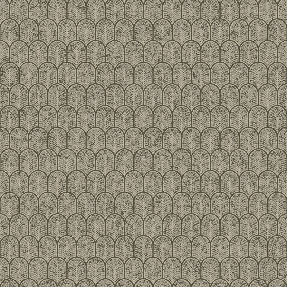 Galerie F-VL6004 Bronze Brown Geo Arch - Eade's Wallpaper