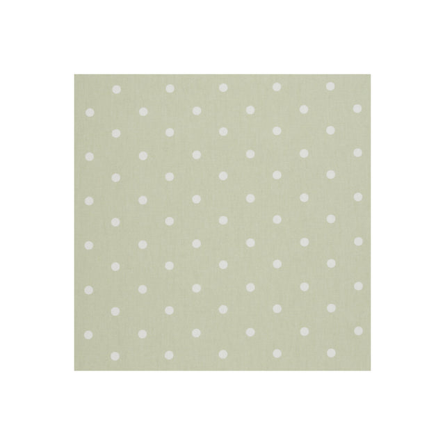 CLARKE AND CLARKE F0063/10.CAC.0 DOTTY SAGE Fabric - Eade's Wallpaper