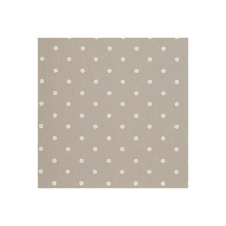 CLARKE AND CLARKE F0063/12.CAC.0 DOTTY TAUPE Fabric - Eade's Wallpaper