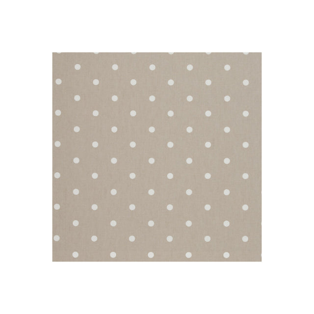 CLARKE AND CLARKE F0063/12.CAC.0 DOTTY TAUPE Fabric - Eade's Wallpaper