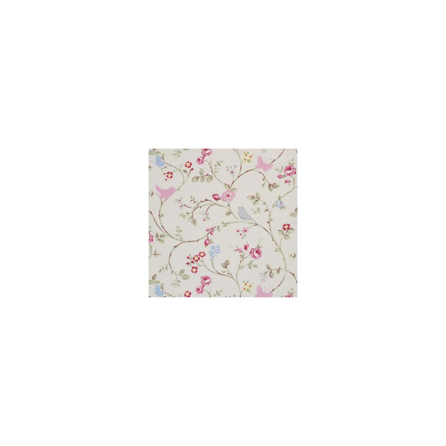 CLARKE AND CLARKE F0293/02.CAC.0 BIRD TRAIL GREY Fabric - Eade's Wallpaper