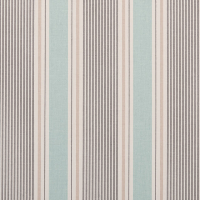 CLARKE AND CLARKE F0408/03.CAC.0 SAIL STRIPE MINERAL Fabric - Eade's Wallpaper