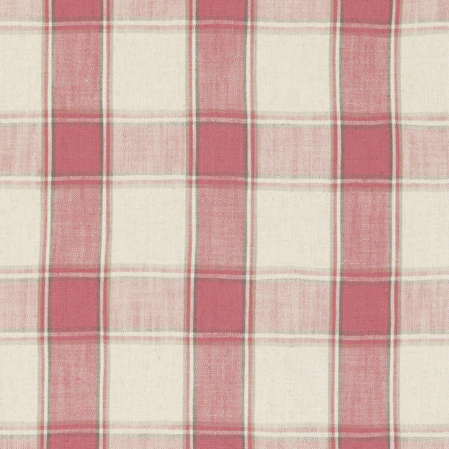 CLARKE AND CLARKE F0586/04.CAC.0 MONTROSE RASPBERRY Fabric - Eade's Wallpaper