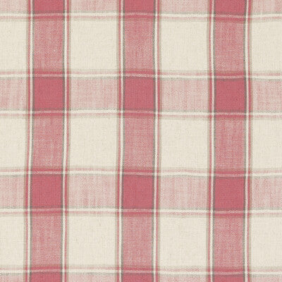 CLARKE AND CLARKE F0586/04.CAC.0 MONTROSE RASPBERRY Fabric - Eade's Wallpaper
