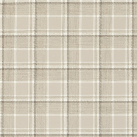 CLARKE AND CLARKE F0596/04.CAC.0 BOWLAND NATURAL Fabric - Eade's Wallpaper