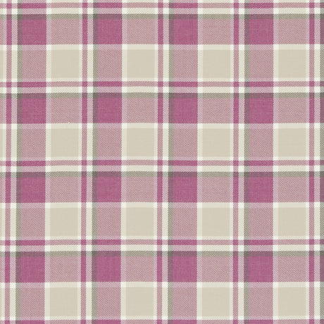 CLARKE AND CLARKE F0596/05.CAC.0 BOWLAND RASPBERRY Fabric - Eade's Wallpaper