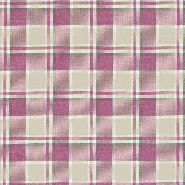 CLARKE AND CLARKE F0596/05.CAC.0 BOWLAND RASPBERRY Fabric - Eade's Wallpaper