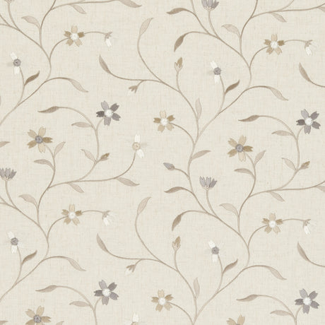 CLARKE AND CLARKE F0599/04.CAC.0 MELLOR NATURAL Fabric - Eade's Wallpaper