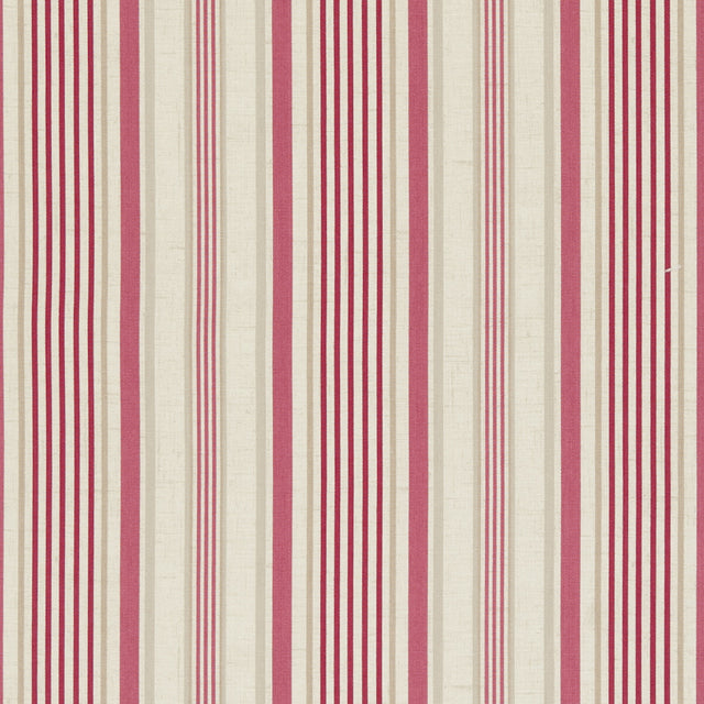 CLARKE AND CLARKE F0620/05.CAC.0 BELLE RASPBERRY Fabric - Eade's Wallpaper
