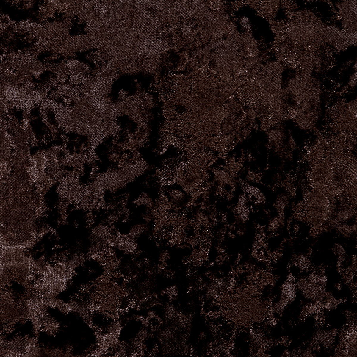 CLARKE AND CLARKE F0650/06.CAC.0 CRUSH CHOCOLATE Fabric - Eade's Wallpaper