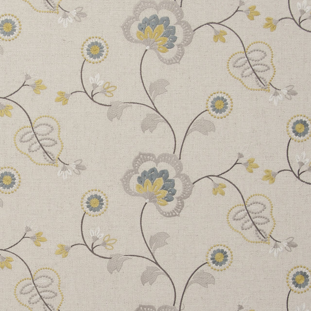 CLARKE AND CLARKE F0735/01.CAC.0 CHATSWORTH ACACIA Fabric - Eade's Wallpaper
