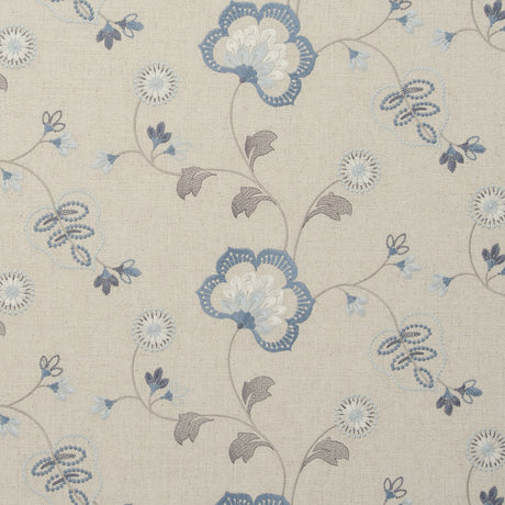 CLARKE AND CLARKE F0735/02.CAC.0 CHATSWORTH CHAMBRAY Fabric - Eade's Wallpaper