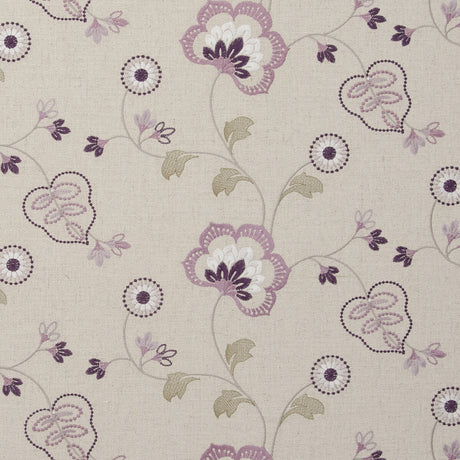 CLARKE AND CLARKE F0735/05.CAC.0 CHATSWORTH ORCHID Fabric - Eade's Wallpaper