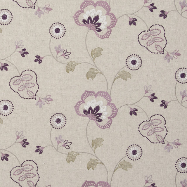 CLARKE AND CLARKE F0735/05.CAC.0 CHATSWORTH ORCHID Fabric - Eade's Wallpaper