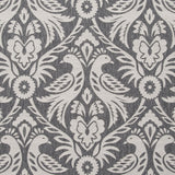 CLARKE AND CLARKE F0737/03.CAC.0 HAREWOOD CHARCOAL Fabric - Eade's Wallpaper