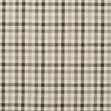 CLARKE AND CLARKE F0738/03.CAC.0 HATFIELD CHARCOAL Fabric - Eade's Wallpaper