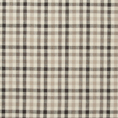 CLARKE AND CLARKE F0738/03.CAC.0 HATFIELD CHARCOAL Fabric - Eade's Wallpaper