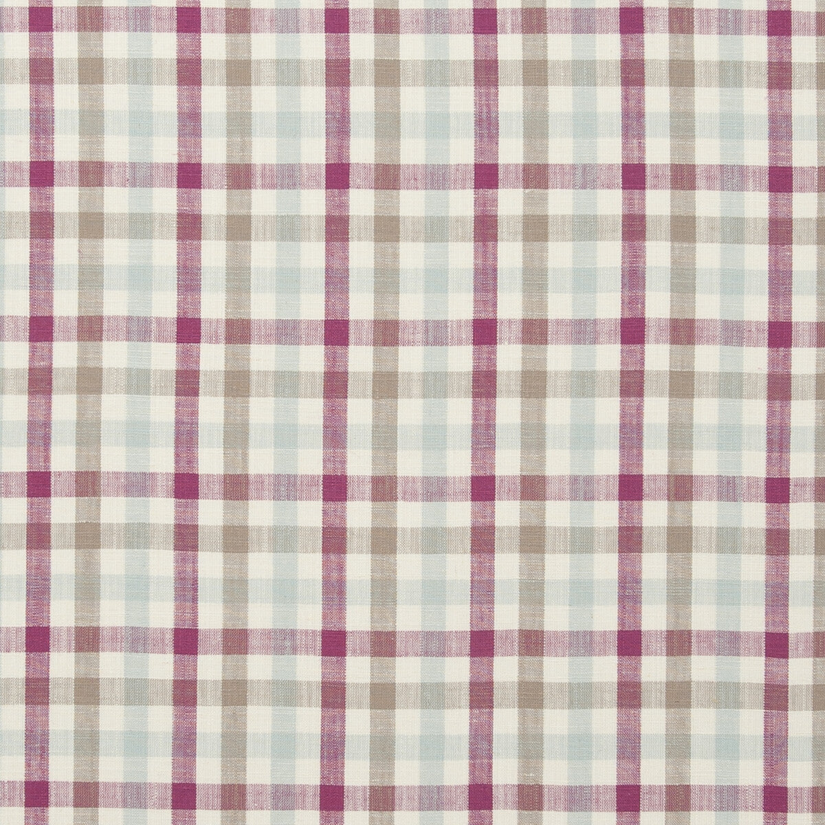 CLARKE AND CLARKE F0738/05.CAC.0 HATFIELD RASPBERRY Fabric - Eade's Wallpaper