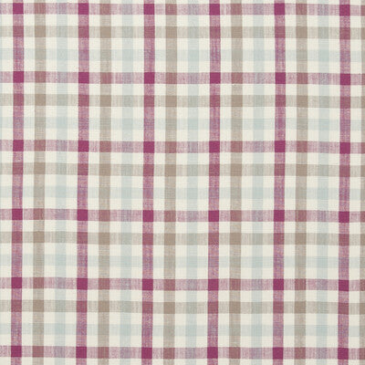 CLARKE AND CLARKE F0738/05.CAC.0 HATFIELD RASPBERRY Fabric - Eade's Wallpaper