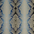 CLARKE AND CLARKE F0792/01.CAC.0 ORNATO AQUA Fabric - Eade's Wallpaper