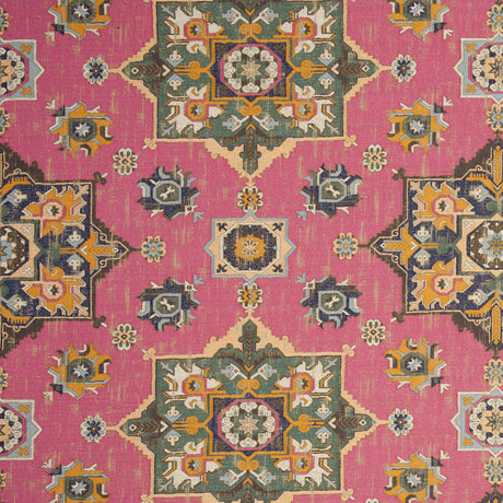 CLARKE AND CLARKE F0798/02.CAC.0 MALATYA AZALEA Fabric - Eade's Wallpaper