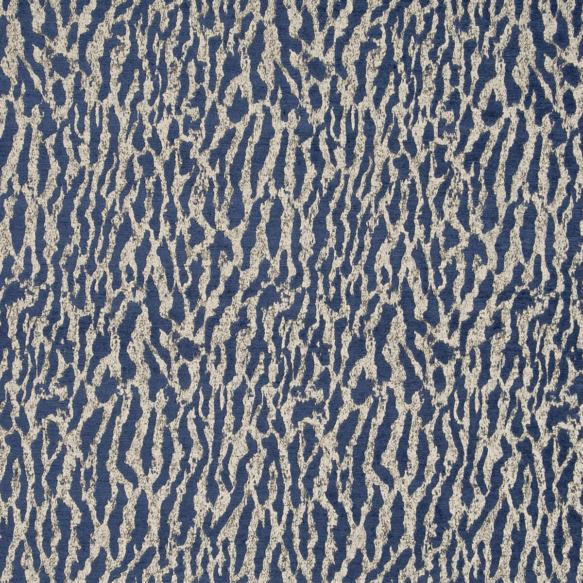 CLARKE AND CLARKE F0805/03.CAC.0 GAUTIER INDIGO Fabric - Eade's Wallpaper