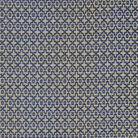 CLARKE AND CLARKE F0807/04.CAC.0 MANSOUR INDIGO Fabric - Eade's Wallpaper