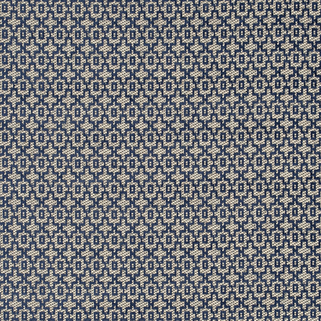 CLARKE AND CLARKE F0807/04.CAC.0 MANSOUR INDIGO Fabric - Eade's Wallpaper