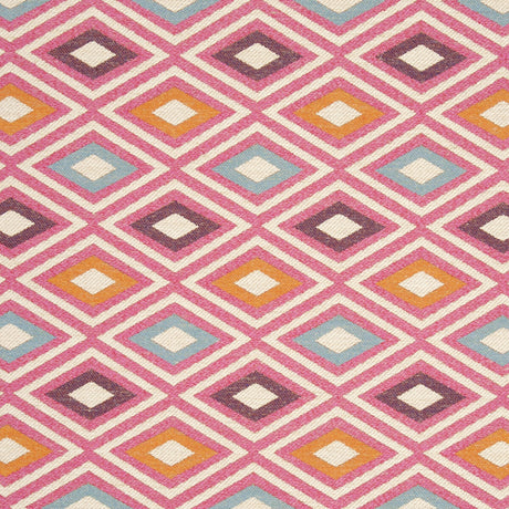 CLARKE AND CLARKE F0808/01.CAC.0 CHEROKEE CARMINE Fabric - Eade's Wallpaper