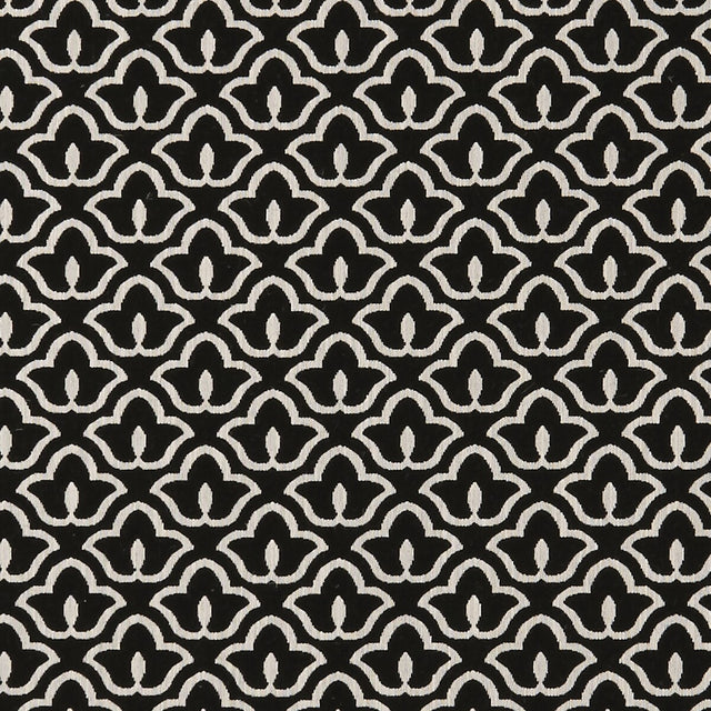 CLARKE AND CLARKE F0887/01.CAC.0 BW1014 BLACK/WHITE Fabric - Eade's Wallpaper