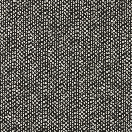 CLARKE AND CLARKE F0888/01.CAC.0 BW1015 BLACK/WHITE Fabric - Eade's Wallpaper
