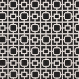 CLARKE AND CLARKE F0890/01.CAC.0 BW1017 BLACK/WHITE Fabric - Eade's Wallpaper