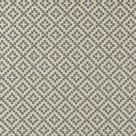 CLARKE AND CLARKE F0894/01.CAC.0 BW1021 BLACK/WHITE Fabric - Eade's Wallpaper