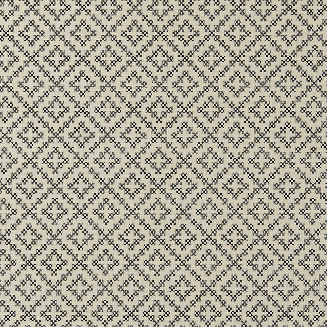 CLARKE AND CLARKE F0894/01.CAC.0 BW1021 BLACK/WHITE Fabric - Eade's Wallpaper