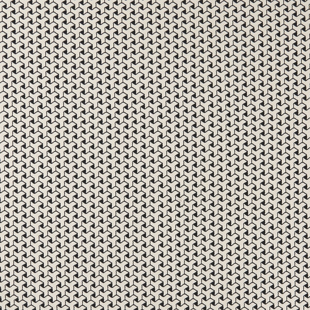 CLARKE AND CLARKE F0907/01.CAC.0 BW1034 BLACK/WHITE Fabric - Eade's Wallpaper