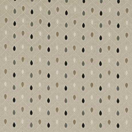 CLARKE AND CLARKE F0936/01.CAC.0 HEALEY CHARCOAL Fabric - Eade's Wallpaper